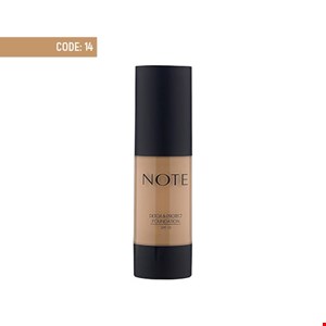 کرم پودر دتوکس نوت شماره 14 بژ تیره طبیعی  DETOX&PROTECT FOUNDATION